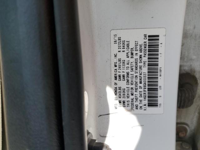 Photo 11 VIN: 1HGCR3F89GA000537 - HONDA ACCORD EXL 