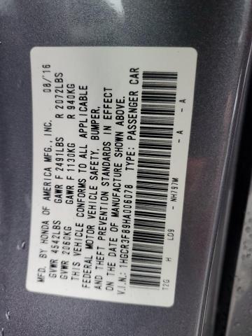 Photo 12 VIN: 1HGCR3F89HA006078 - HONDA ACCORD EXL 