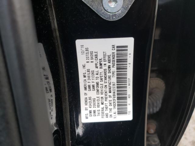 Photo 9 VIN: 1HGCR3F89HA020367 - HONDA ACCORD 