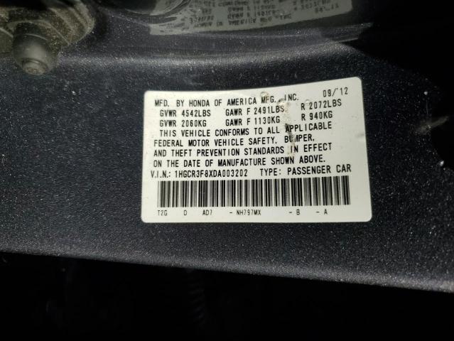 Photo 11 VIN: 1HGCR3F8XDA003202 - HONDA ACCORD 