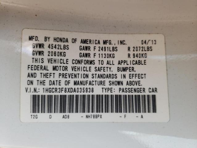 Photo 11 VIN: 1HGCR3F8XDA035938 - HONDA ACCORD-V6 