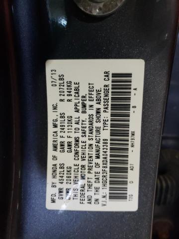 Photo 11 VIN: 1HGCR3F8XDA043389 - HONDA ACCORD 