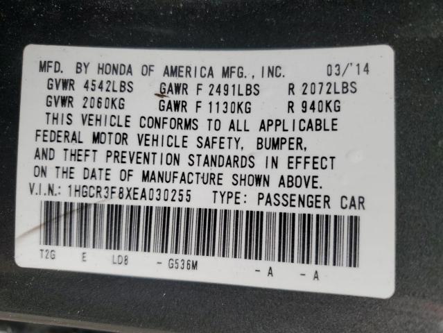 Photo 12 VIN: 1HGCR3F8XEA030255 - HONDA ACCORD EXL 