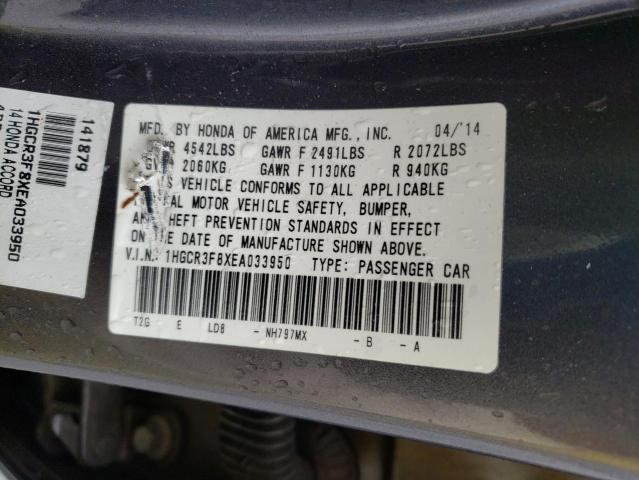 Photo 11 VIN: 1HGCR3F8XEA033950 - HONDA ACCORD EXL 