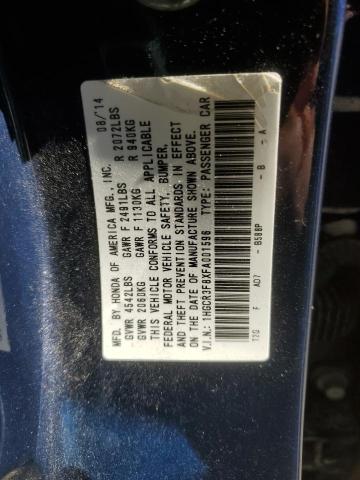 Photo 12 VIN: 1HGCR3F8XFA001596 - HONDA ACCORD EXL 