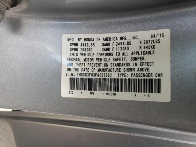 Photo 12 VIN: 1HGCR3F8XFA026983 - HONDA ACCORD EXL 