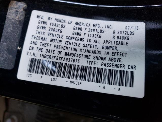 Photo 9 VIN: 1HGCR3F8XFA037675 - HONDA ACCORD EXL 