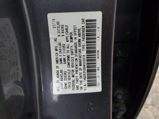 Photo 11 VIN: 1HGCR3F8XHA000919 - HONDA ACCORD EXL 