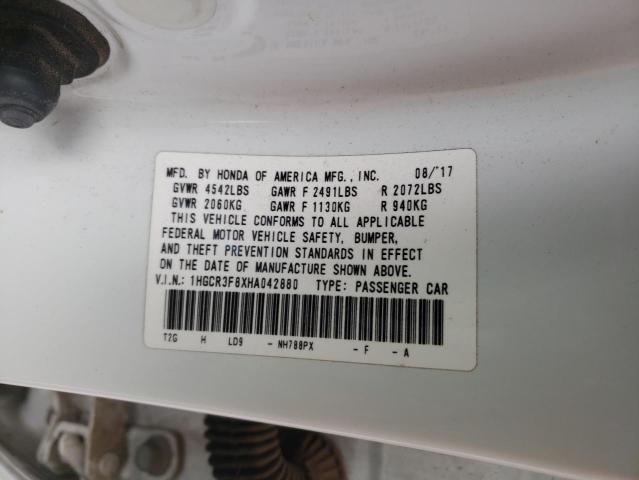 Photo 12 VIN: 1HGCR3F8XHA042880 - HONDA ACCORD EXL 