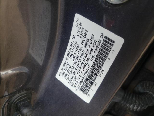 Photo 9 VIN: 1HGCR3F91FA022197 - HONDA ACCORD TOU 