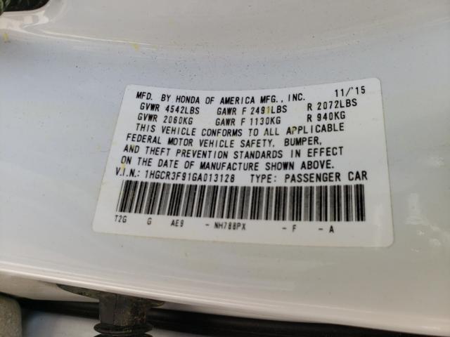 Photo 9 VIN: 1HGCR3F91GA013128 - HONDA ACCORD TOU 