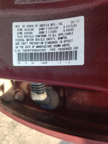 Photo 9 VIN: 1HGCR3F92DA042083 - HONDA ACCORD TOU 