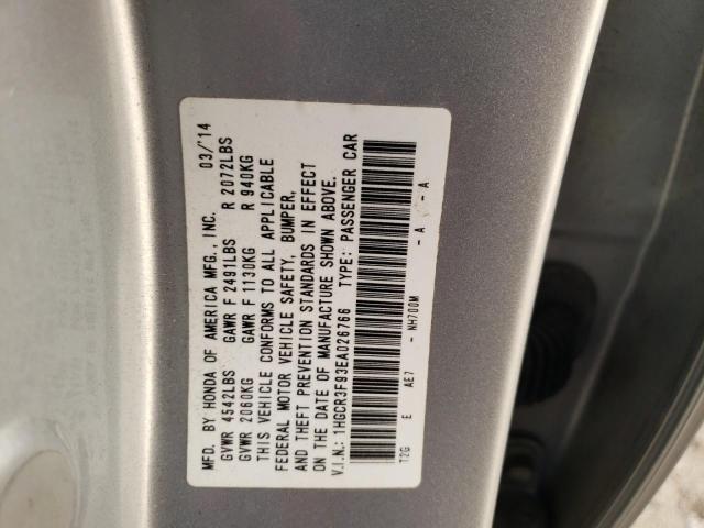 Photo 9 VIN: 1HGCR3F93EA026766 - HONDA ACCORD TOU 