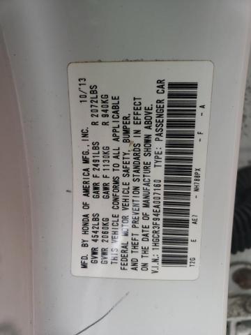 Photo 11 VIN: 1HGCR3F94EA007160 - HONDA ACCORD 