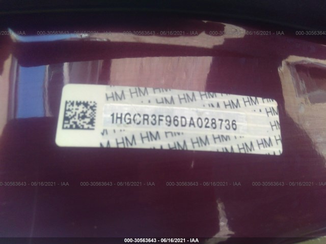 Photo 8 VIN: 1HGCR3F96DA028736 - HONDA ACCORD SDN 