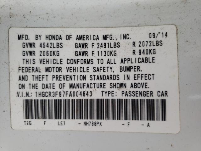 Photo 9 VIN: 1HGCR3F97FA004643 - HONDA ACCORD TOU 