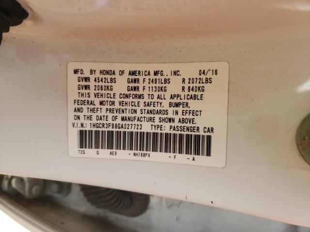 Photo 9 VIN: 1HGCR3F98GA027723 - HONDA ACCORD TOU 