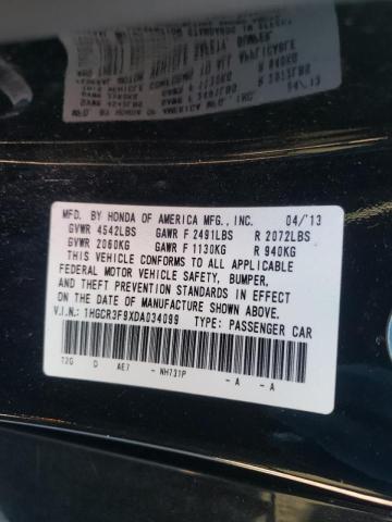 Photo 12 VIN: 1HGCR3F9XDA034099 - HONDA ACCORD TOU 