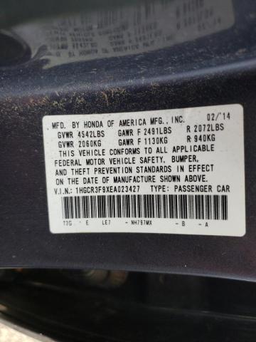 Photo 9 VIN: 1HGCR3F9XEA023427 - HONDA ACCORD TOU 