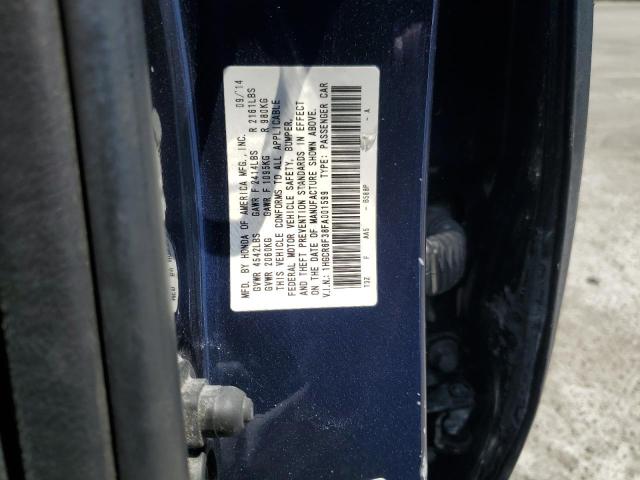 Photo 11 VIN: 1HGCR6F38FA001599 - HONDA ACCORD HYB 