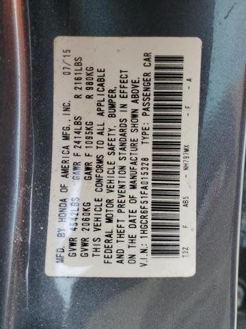 Photo 11 VIN: 1HGCR6F51FA015328 - HONDA ACCORD HYB 