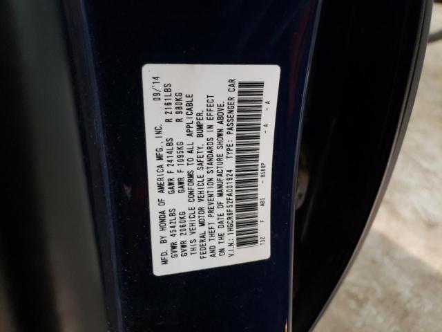 Photo 11 VIN: 1HGCR6F52FA001924 - HONDA ACCORD 