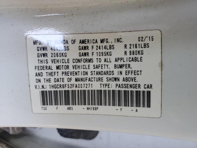 Photo 11 VIN: 1HGCR6F52FA007271 - HONDA ACCORD HYB 