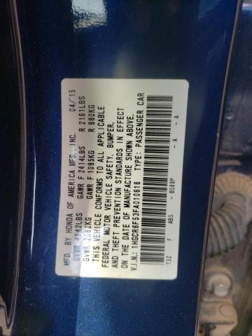 Photo 11 VIN: 1HGCR6F53FA010616 - HONDA ACCORD HYB 