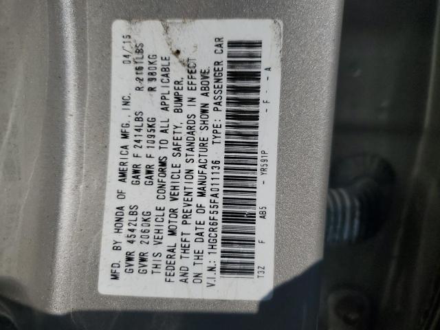 Photo 11 VIN: 1HGCR6F55FA011136 - HONDA ACCORD HYB 