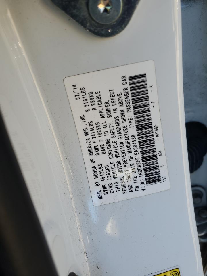 Photo 11 VIN: 1HGCR6F57EA004588 - HONDA ACCORD 