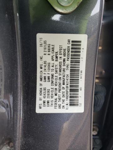 Photo 12 VIN: 1HGCR6F59FA014704 - HONDA ACCORD HYB 