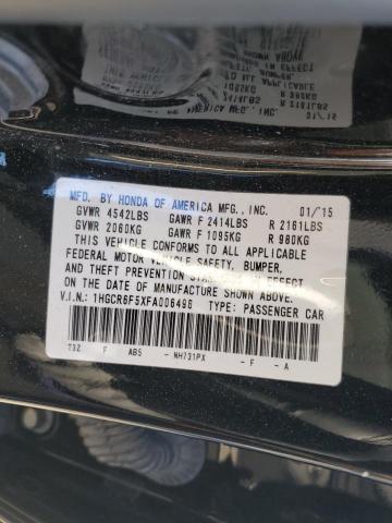 Photo 12 VIN: 1HGCR6F5XFA006496 - HONDA ACCORD 