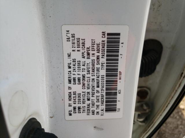 Photo 9 VIN: 1HGCR6F72FA000595 - HONDA ACCORD TOU 