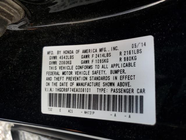 Photo 11 VIN: 1HGCR6F74EA008101 - HONDA ACCORD TOU 