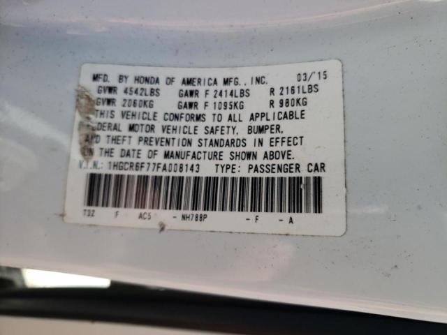 Photo 9 VIN: 1HGCR6F77FA008143 - HONDA ACCORD TOU 