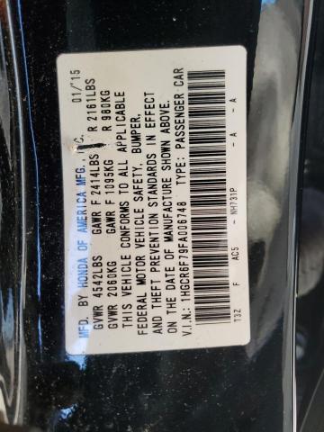 Photo 11 VIN: 1HGCR6F79FA006748 - HONDA ACCORD TOU 