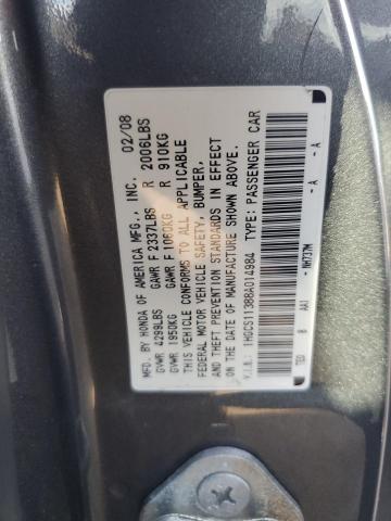 Photo 12 VIN: 1HGCS11388A014984 - HONDA ACCORD 