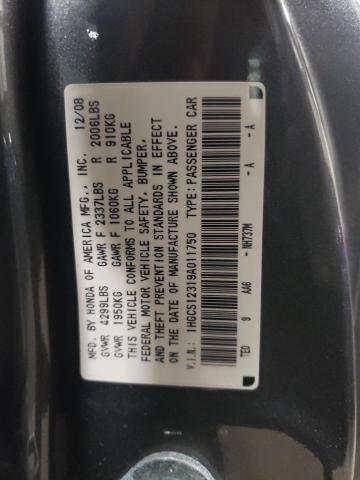 Photo 11 VIN: 1HGCS12319A011750 - HONDA ACCORD LX 