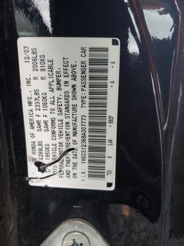 Photo 11 VIN: 1HGCS12368A007773 - HONDA ACCORD LX- 