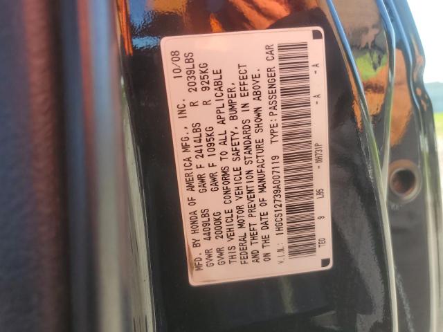 Photo 12 VIN: 1HGCS12739A007119 - HONDA ACCORD EX 