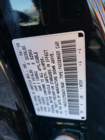 Photo 12 VIN: 1HGCS12759A017649 - HONDA ACCORD 