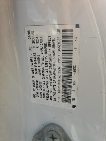 Photo 11 VIN: 1HGCS12808A019932 - HONDA ACCORD EXL 