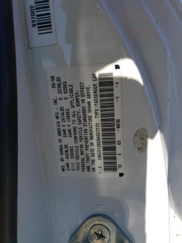 Photo 11 VIN: 1HGCS12828A027773 - HONDA ACCORD EXL 