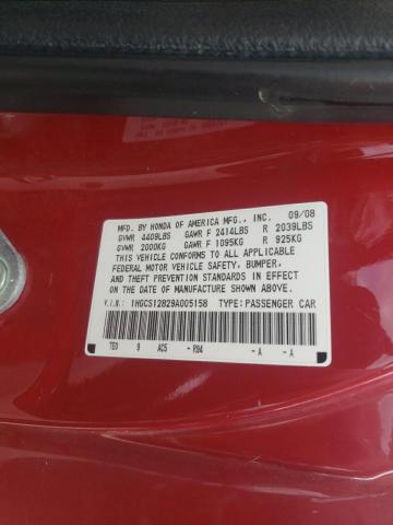 Photo 11 VIN: 1HGCS12829A005158 - HONDA ACCORD 