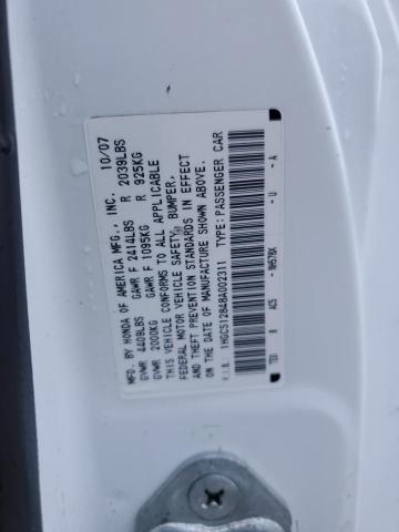 Photo 11 VIN: 1HGCS12848A002311 - HONDA ACCORD EXL 