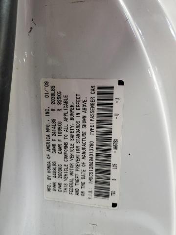 Photo 12 VIN: 1HGCS12849A013780 - HONDA ACCORD 