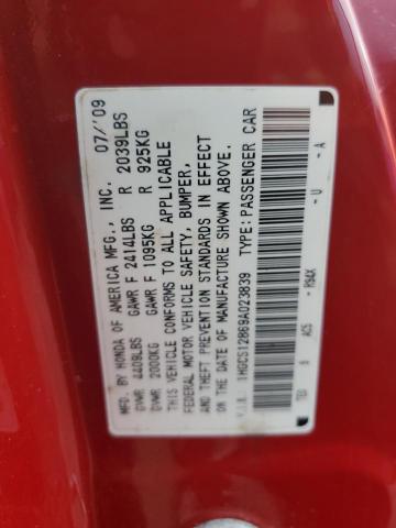 Photo 11 VIN: 1HGCS12869A023839 - HONDA ACCORD EXL 