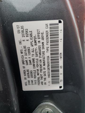 Photo 12 VIN: 1HGCS12878A001024 - HONDA ACCORD 