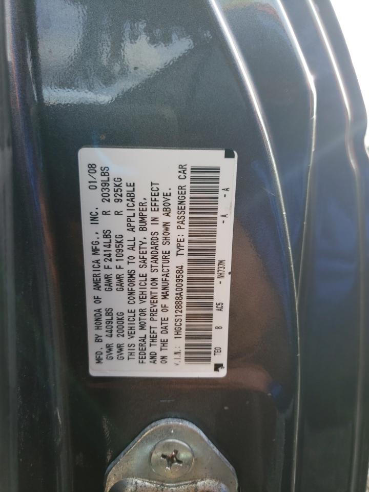 Photo 11 VIN: 1HGCS12888A009584 - HONDA ACCORD 