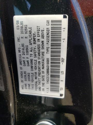 Photo 9 VIN: 1HGCS12888A016681 - HONDA ACCORD EXL 